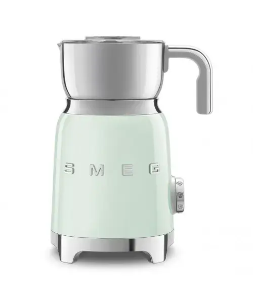 Aparat spumare lapte Smeg MFF01PGEU, 500 W, 6 functii (Verde)