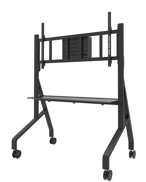 Suport monitor mobil Neomounts FL50-575BL1, 125 kg, 65-110inch (Negru)