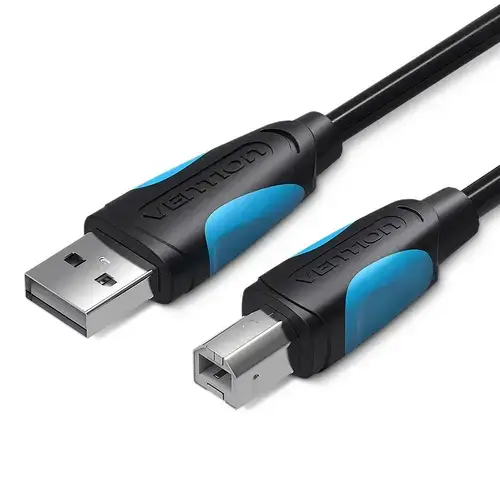 Cablu adaptor Vention VAS-A16-B800, USB B (T) la USB A (T), 8m, 480 Mbps, PVC, Negru