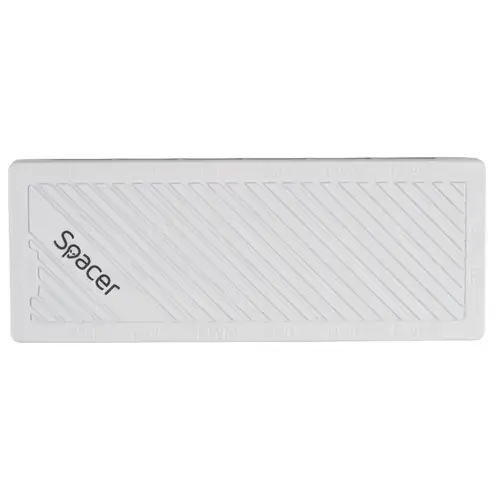 Fan HUB SPACER pentru maxim 6 ventilatoare ARGB, telecomanda pentru setat iluminarea RGB, alimentare 4-pin/ culori 3-pin, magnetic, Alb
