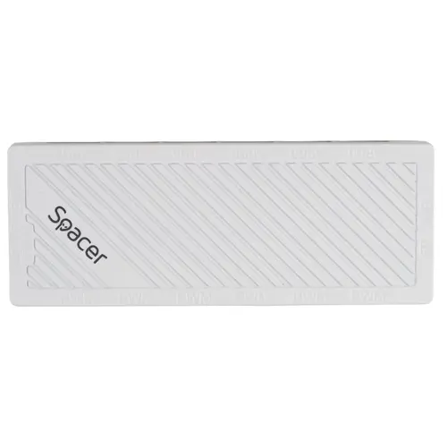 Fan HUB SPACER pentru maxim 6 ventilatoare ARGB, telecomanda pentru setat iluminarea RGB, alimentare 4-pin/ culori 3-pin, magnetic, Alb