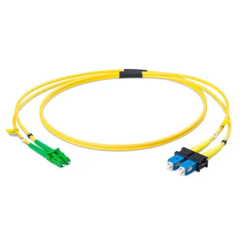 Patchcord FO SC/PC-LC/APC Emtex, SM OS2 9/125, manta LSZH 3.0mm, duplex, 2m