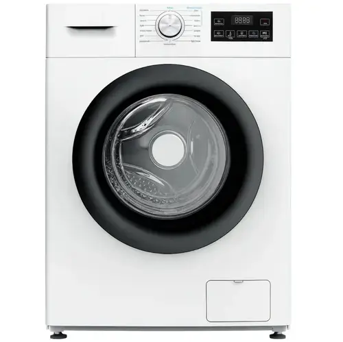 Masina de spalat rufe frontala slim Daewoo DWD-MV1011-5, 6 kg, 1200 rpm, Clasa A, adancime 44.5 cm, motor inverter, Time Delay, Eco Wash, Quick Wash, Drum Clean, Child Lock (Alb)
