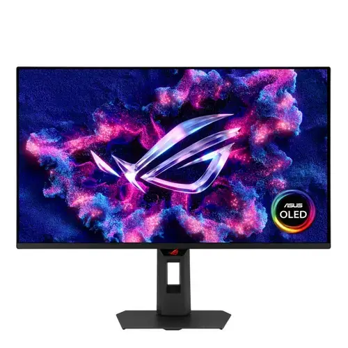 Monitor Gaming ASUS ROG Strix OLED XG27UQDMS, 26.5inch, UHD (3840x2160), QD-OLED, 240Hz, 0.03ms(GTG), AMD FreeSync Premium Pro, G-SYNC Compatible, HDR400 TrueBlack, Adaptive-Sync, ELMB, Flicker-Free, Low Blue Light, Shadow Boost, HDMI, DP, Pivot, USB (Ne