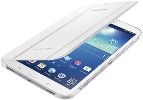 Husa Stand Samsung Book Cover EF-BT210BWEGWW pentru Galaxy Tab 3 7.0 (Alba)