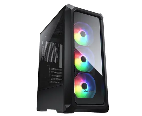 Carcasa Cougar Archon 2 RGB, MidTower, Panou lateral transparent (Negru)