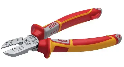 Cleste pentru taiat cabluri NWS 135-49-VDE-190 (Rosu/Galben)