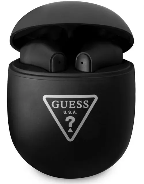 Casti Stereo Guess Triangle Logo, SinglePoint, True Wireless, Bluetooth (Negru)