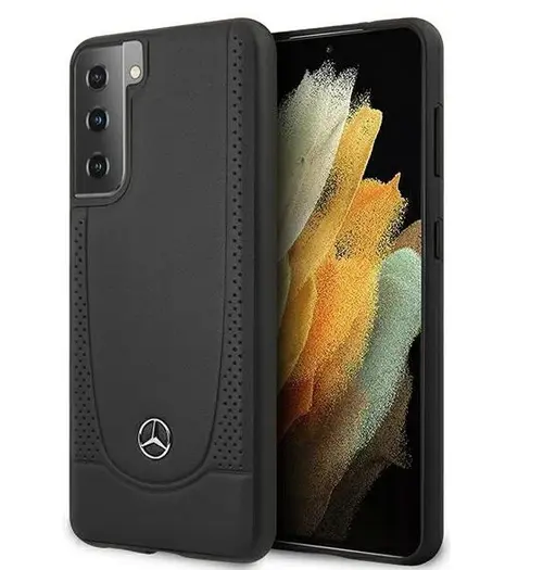 Protectie Spate Mercedes-Benz Urban pentru Samsung Galaxy S21 5G (Negru)