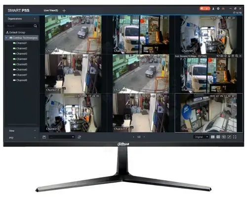 Monitor Supraveghere VA LED Dahua 27inch DHI-LM27-B200, Full HD (1920 x 1080), VGA, HDMI (Negru)