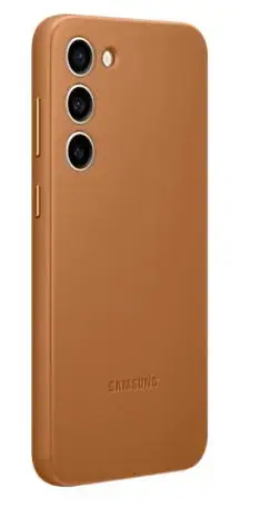 Protectie Spate Samsung Leather EF-VS916LAEGWW pentru Samsung Galaxy S23+ (Maro)
