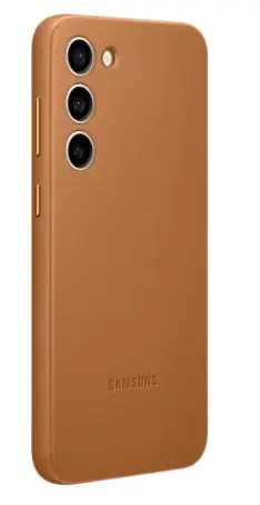 Protectie Spate Samsung Leather EF-VS916LAEGWW pentru Samsung Galaxy S23+ (Maro)