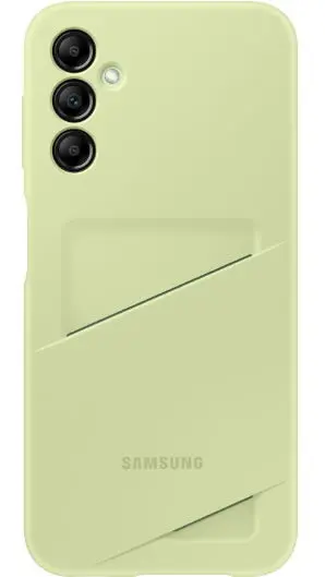Husa Protectie Spate Samsung EF-OA146TGEGWW, Slot Card, pentru Samsung Galaxy A14 5G A146 (Verde)