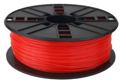 Printer Filament Gembird 3DP-ABS1.75-01-FR, ABS (Rosu Fluorescent)
