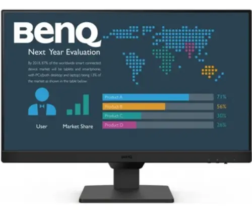 Monitor IPS LED BenQ 23.8inch BL2490, Full HD (1920 x 1080), HDMI, DisplayPort, Boxe (Negru)