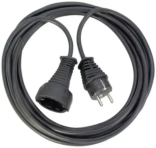Prelungitor Brennenstuhl 1165010015, 1 priza, 2 m (Negru)