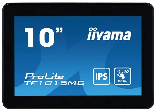 Monitor IPS LED Iiyama 10.1inch TF1015MC-B3, 1280 x 800, VGA, HDMI, DisplayPort, Touchscreen (Negru)