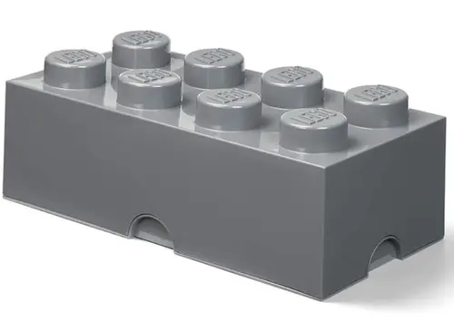Cutie de depozitare LEGO 2x4 40041754 (Gri)