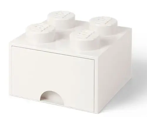 Cutie de depozitare LEGO 2x2 40051735 (Alb)