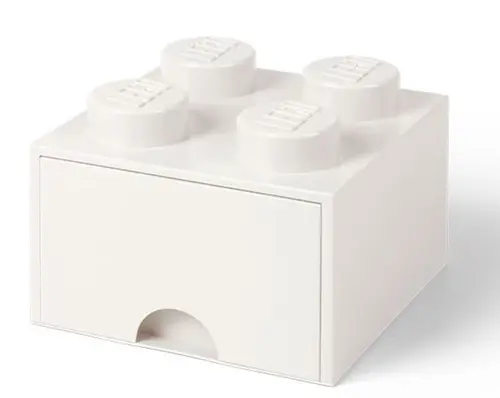 Cutie de depozitare LEGO 2x2 40051735 (Alb)