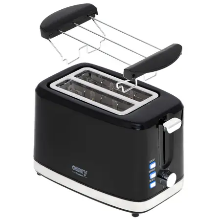 Prajitor de paine/toaster CAMRY CR3218,  6 trepte, 900W (Negru)