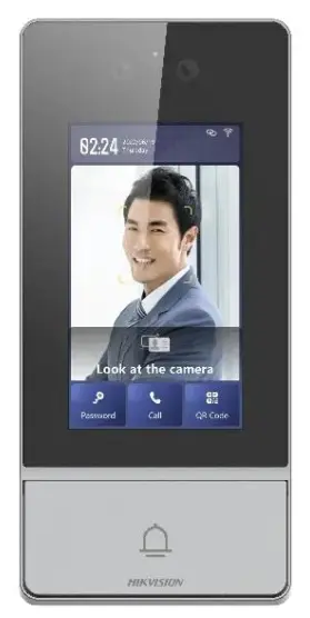 Videointerfon Hikvision DS-KV9503-WBE1, Wireless (Alb/Negru)