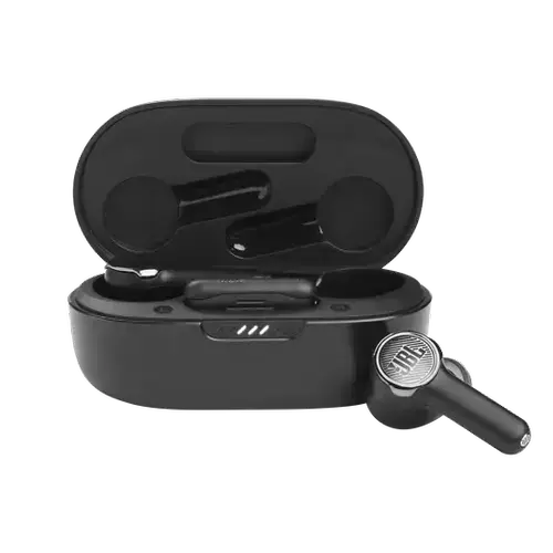 Casti True Wireless JBL Quantum TWS, Bluetooth, Fast Pair, Dual Source, QuantumSURROUND (Negru)