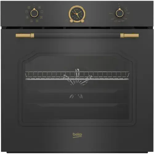 Cuptor incorporabil Beko RBIM19200AD, Electric, 72 l, 3D Cooking, Grill, Defrost, Fan Assisted cooking (Antracit)
