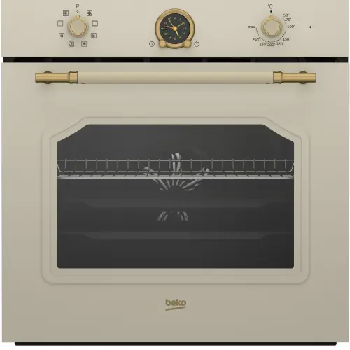 Cuptor incorporabil Beko RBIM19200CD, Electric, 72 l, 3D Cooking, AeroPerfect, Grill,Defrost, Timer, Fan Assisted cooking, Clasa A (Crem)
