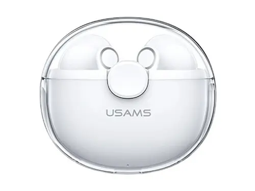 Casti True Wireless In-Ear USAMS Seria BU, Bluetooth 5.1, Microfon (Alb)