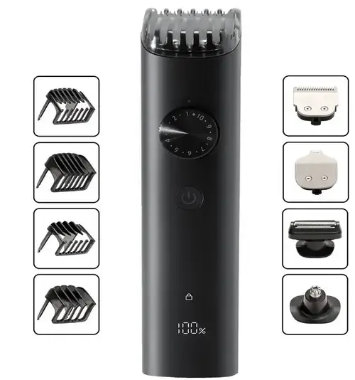 Aparat de tuns multifunctional Xiaomi Kit Pro EU BHR6396EU, Autonomie 90 minute, 40 setaru lungime, incarcare rapida, rezistent la apa IPX7 (Negru)