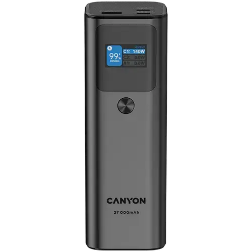 Acumulator extern CANYON CNE-CPB2010DG, 27000 mAh, 140 W PD,  (Gri)