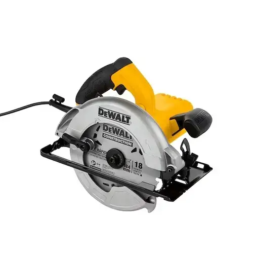 Fierastrau circular DeWalt DWE5615-QS, 1500 W, 230 V, 5500 rpm, 190 mm (Galben/Negru)