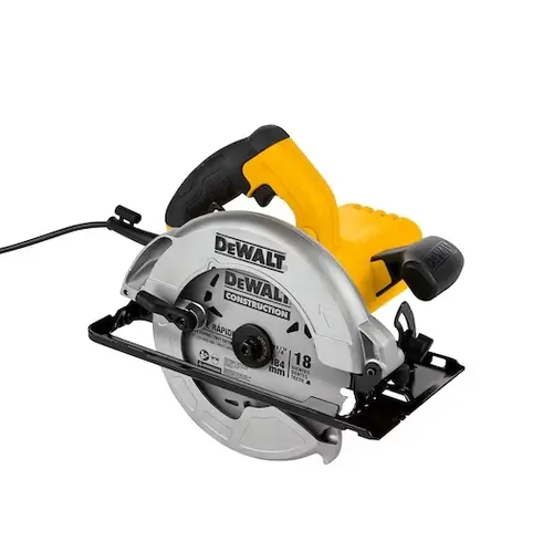 Fierastrau circular DeWalt DWE5615-QS, 1500 W, 230 V, 5500 rpm, 190 mm (Galben/Negru)