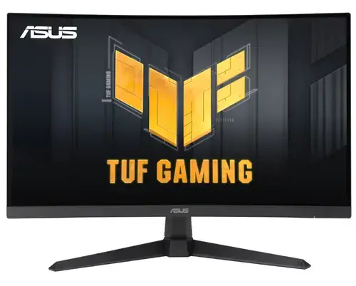 Monitor Fast VA LED ASUS TUF Gaming 27inch VG27VQM1B, Full HD (1920 x 1080), HDMI, DisplayPort, Boxe, Ecran curbat, 280 Hz, 1 ms (Negru)