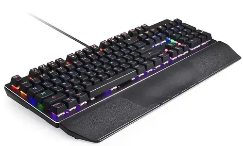 Tastatura Gaming Varr Omega OVMK3BK11, USB, Iluminare LED, Mecanica (Negru)