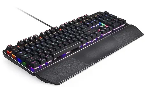 Tastatura Gaming Varr Omega OVMK3BK11, USB, Iluminare LED, Mecanica (Negru)