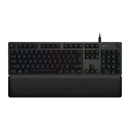 Tastatura Gaming Mecanica Logitech G513 Carbon RGB GX Brown Switch, USB (Negru)