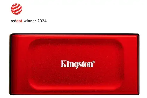 SSD Extern Kingston XS1000 2TB, USB 3.2 tip C (Rosu)