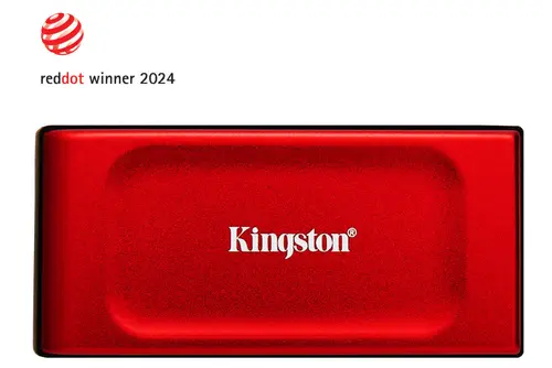 SSD Extern Kingston XS1000 2TB, USB 3.2 tip C (Rosu)