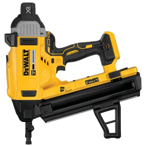 Pistol pentru batut cuie in beton pe acumulator DeWALT DCN890N, 18V XR, motor fara perii, diametru cuie 2.6-3.7 mm, lungime cuie 13-57 mm, magazie cuie cu unghi de 15 grade, agatatoare curea, cutie transport TSTAK, nu include incarcator/acumulatori