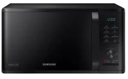 Cuptor cu microunde Samsung MS23K3515AK/OL, 23 L, 800W, Quick Defrost, interior ceramic, afisaj LED (Negru)