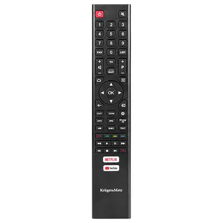 Telecomanda LED TV KRUGER&MATZ PIL0361, compatibila cu modelele Kruger&Matz S5/S6