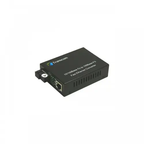 Mediaconvertor 10/100M 1310/1550nm WDM, Type A Singlemode 40km, conector SC - TRANSCOM