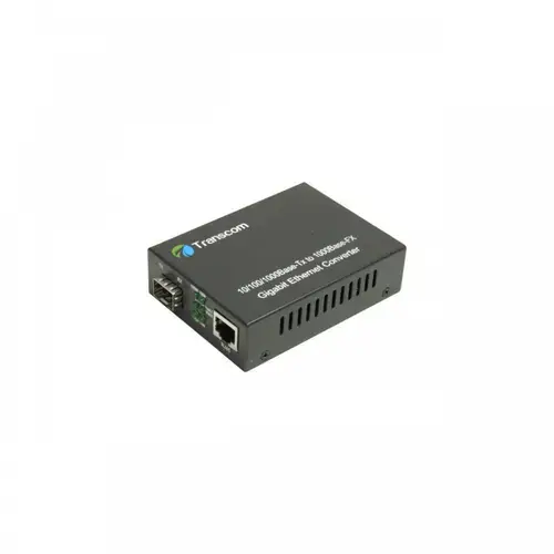 Media convertor 10/100/1000M, Dual Fiber 850nm MM 550m SC, Transcom TS-1000N-MD-05