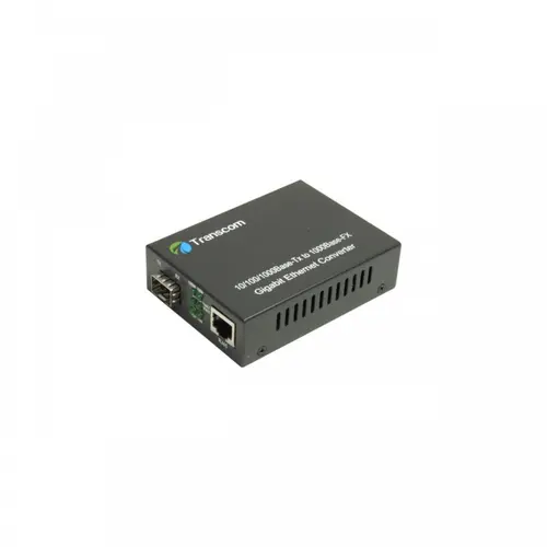Media convertor 10/100/1000M, Dual Fiber 850nm MM 550m SC, Transcom TS-1000N-MD-05