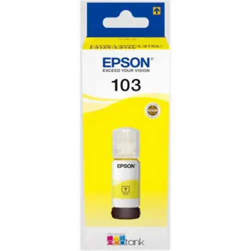 Cartus cerneala Epson 103 EcoTank, acoperire 7500 pagini, 70 ml (Galben)