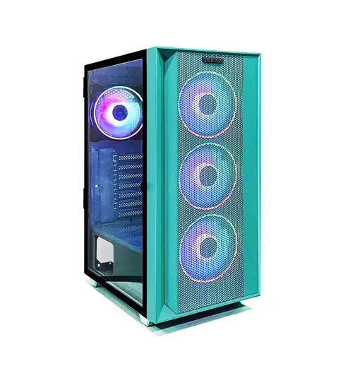 Carcasa PRO GAMING JUNGLE, Mid Tower, ARGB (Verde)