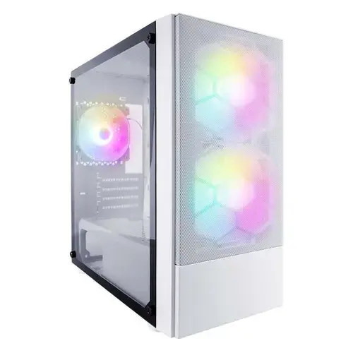 Carcasa 1STPLAYER Gaming X4-M, Middle Tower (Alb)
