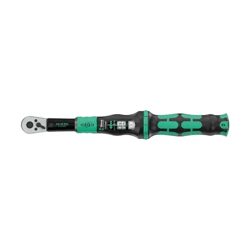 Cheie dinamometrica reglabila cu clichet reversibil Wera Click-Torque Lock A 5 actionare in sensul acelor de ceasornic 1/4inch patrata 2.5 - 25 Nm